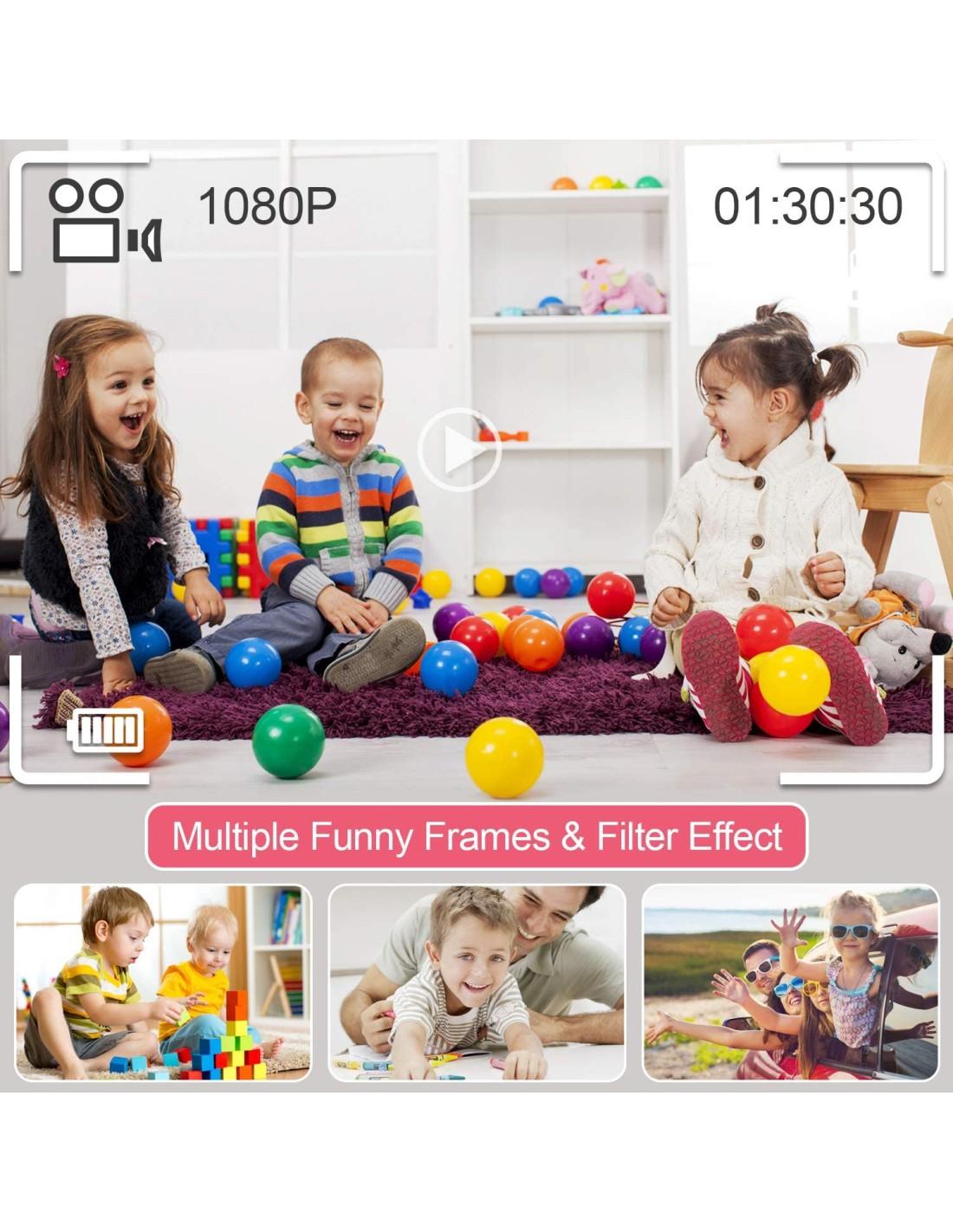 Malplay Fotoaparatas vaikui su atminties kortele 16 GB 5 žaidimai