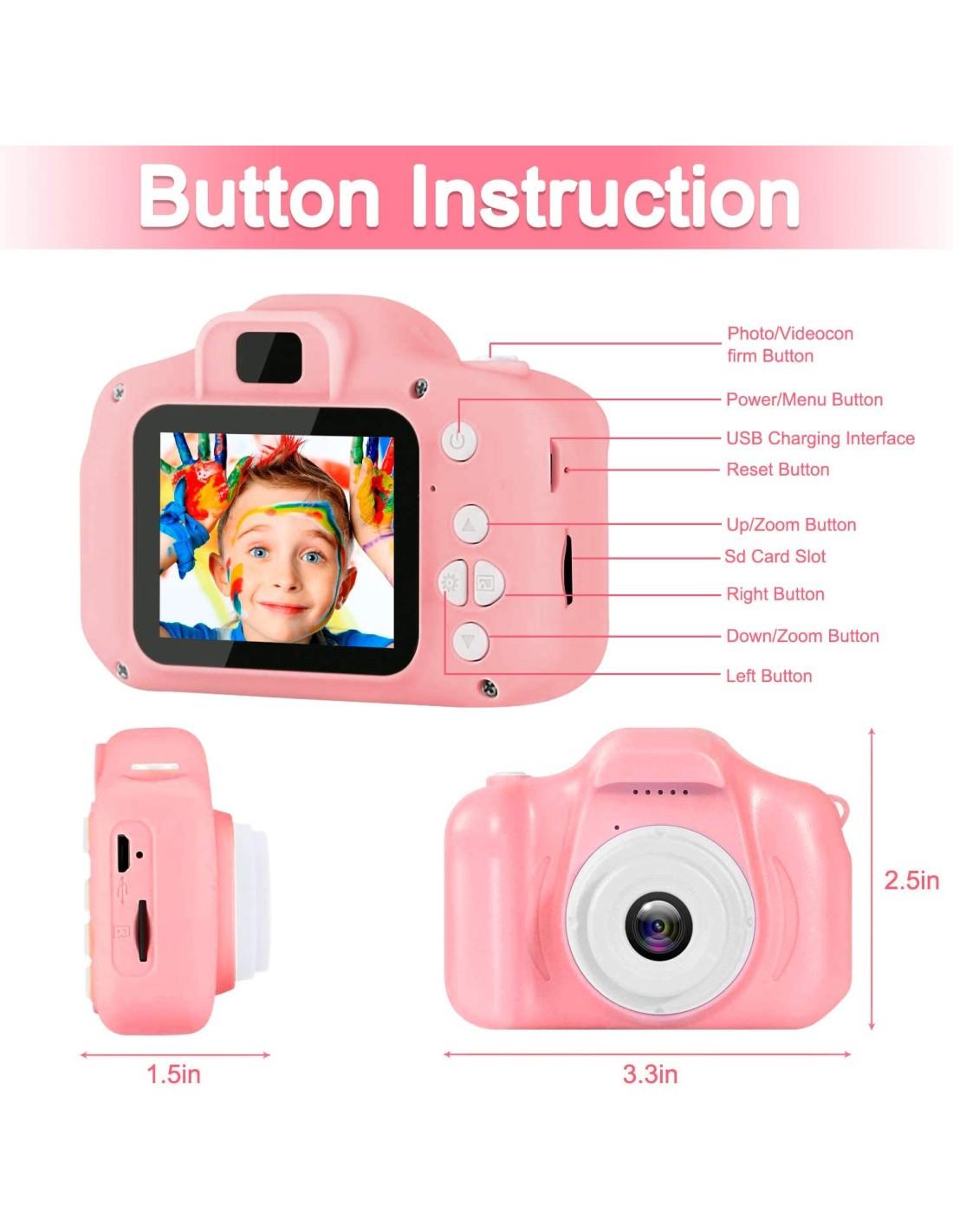 Malplay Fotoaparatas vaikui su atminties kortele 16 GB 5 žaidimai
