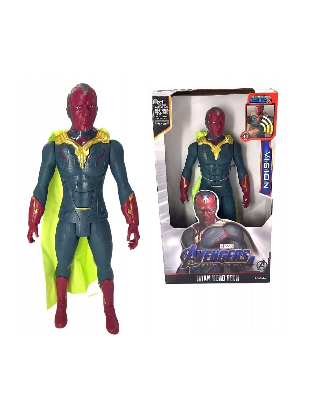 Malplay Herojų Avengers figūra VISION, 29 cm.