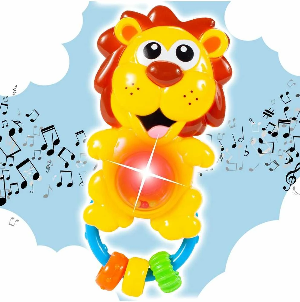 Malplay Interaktyvus muzikinis barškutis Liūtas su šviesa