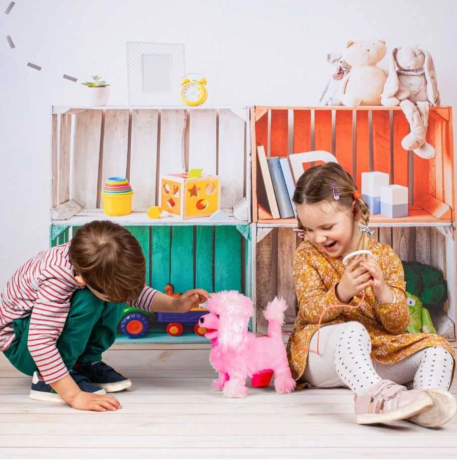 Malplay Interaktyvus šuniukas su pavadėliu