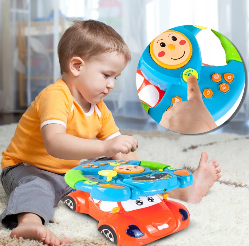 Malplay Interaktyvus lavinamasis muzikinis automobilio vairas