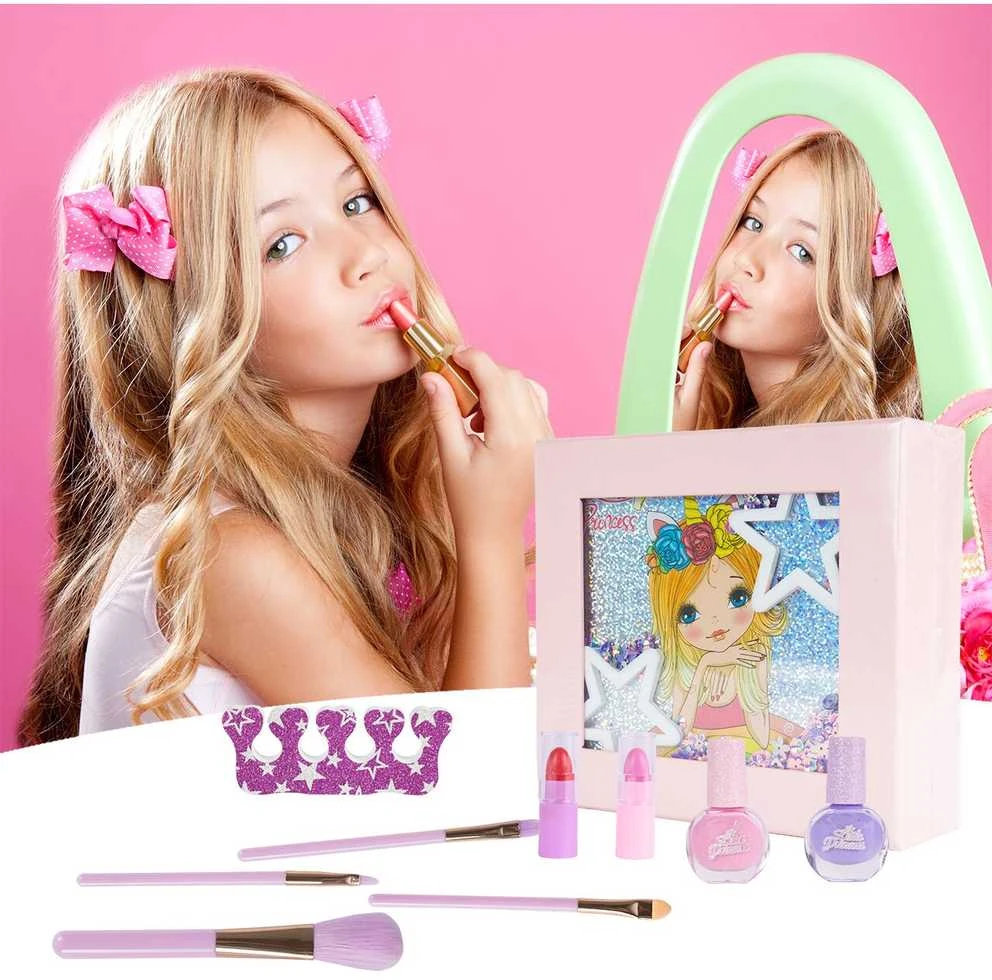 Malplay Vaikiškas makiažo ir nagų dekoravimo rinkinys Princesė