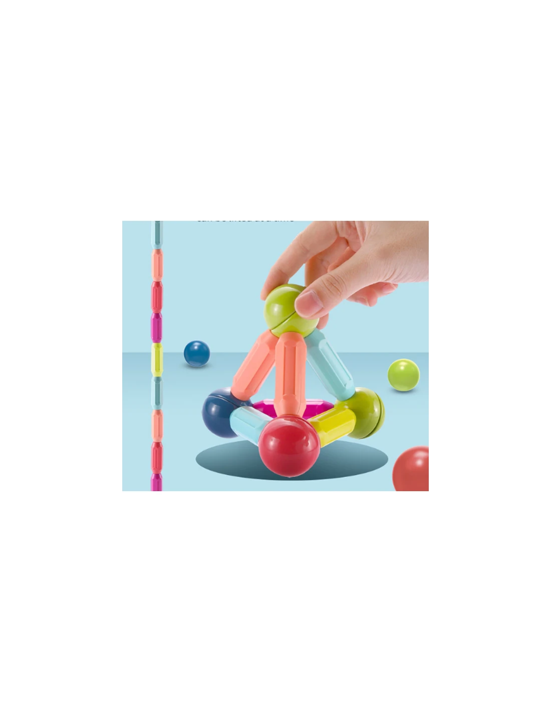 Malplay Magnetinis konstruktorius 32 didelės detalės