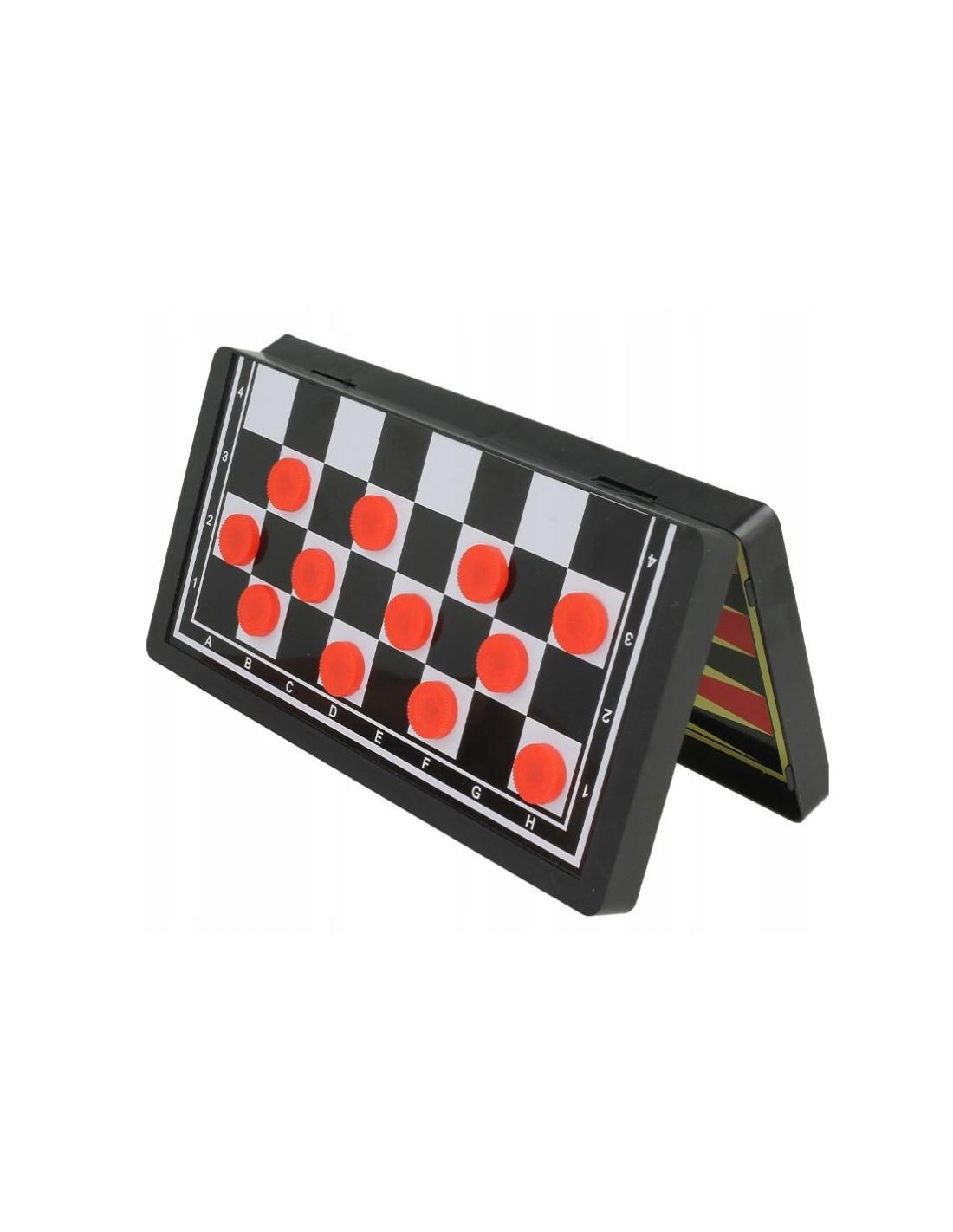 Malplay Magnetinių šaškių, šachmatų ir nardų rinkinys 3 in 1
