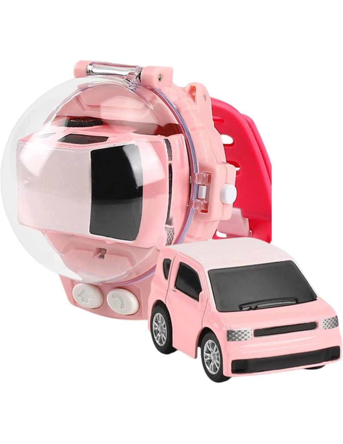 Malplay Mini nuotolinio valdymo automobilis laikrodis valdymo pultas, rožinė spalva