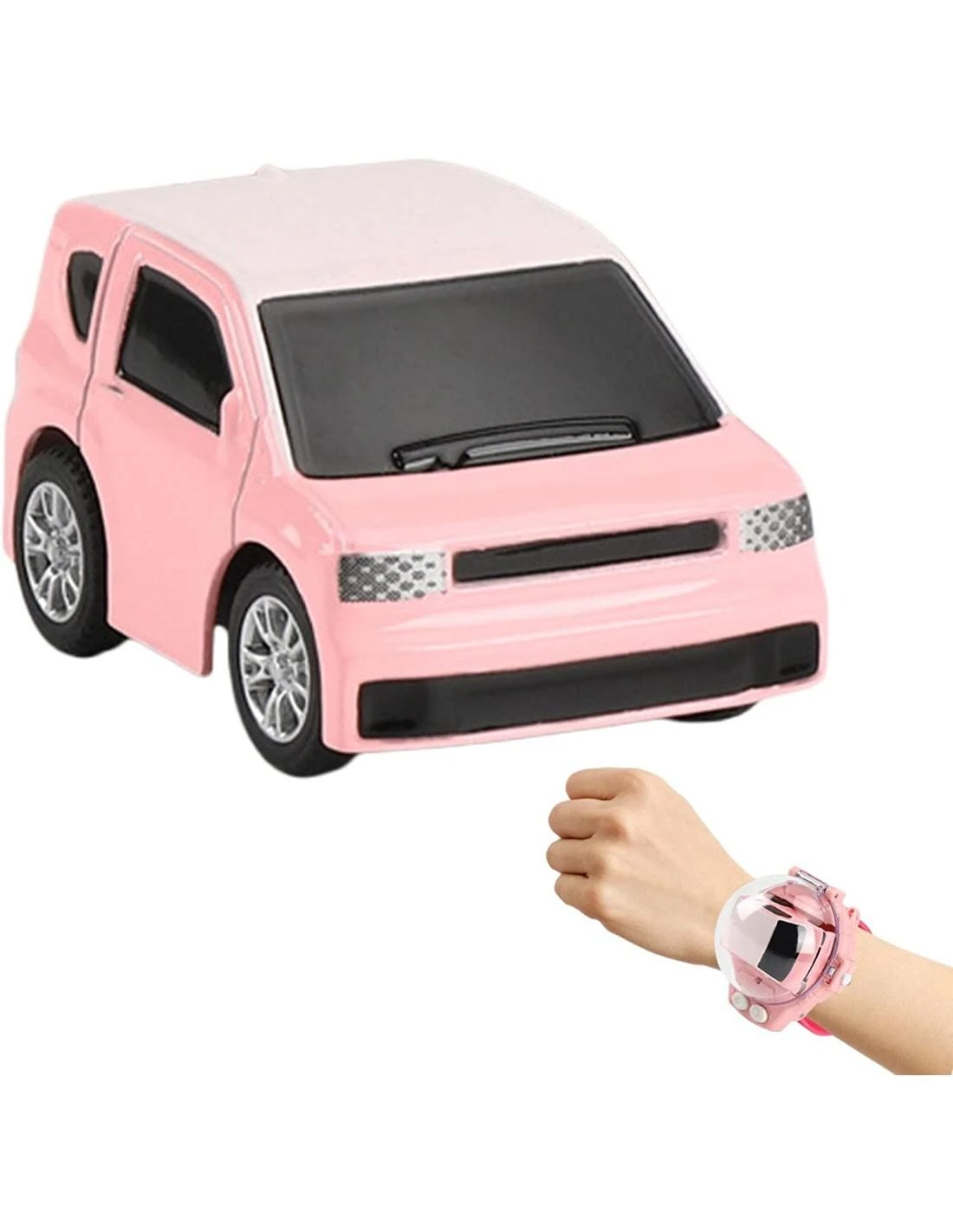 Malplay Mini nuotolinio valdymo automobilis laikrodis valdymo pultas, rožinė spalva