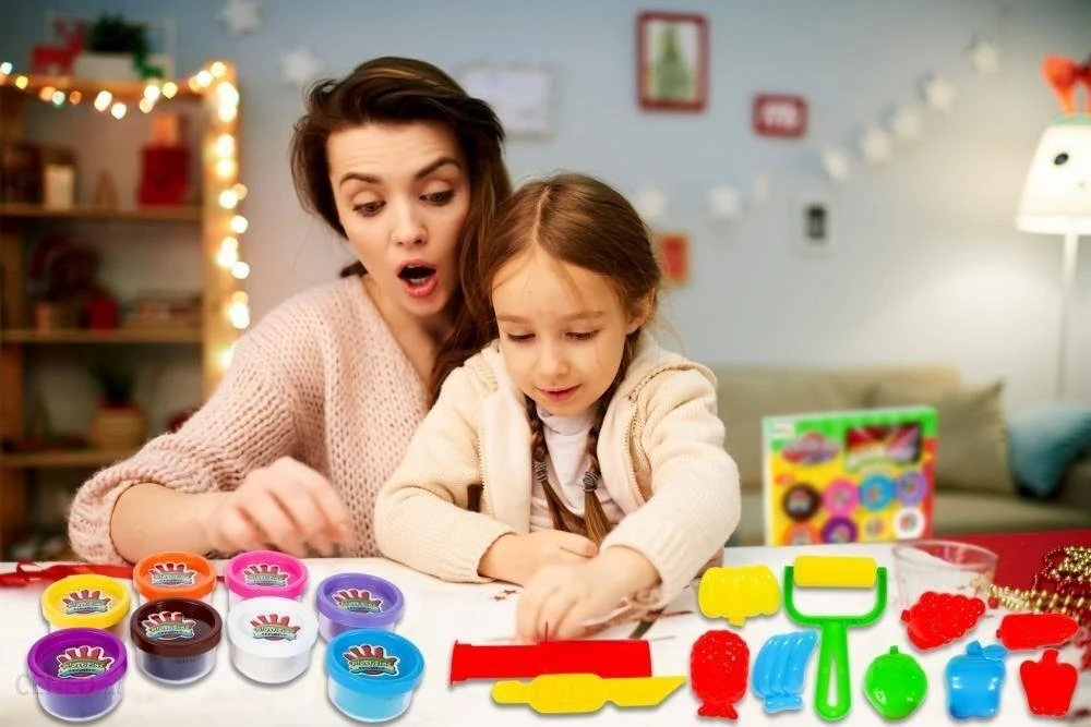 Malplay Plastilinas- modelinas su priedais, 8 spalvos