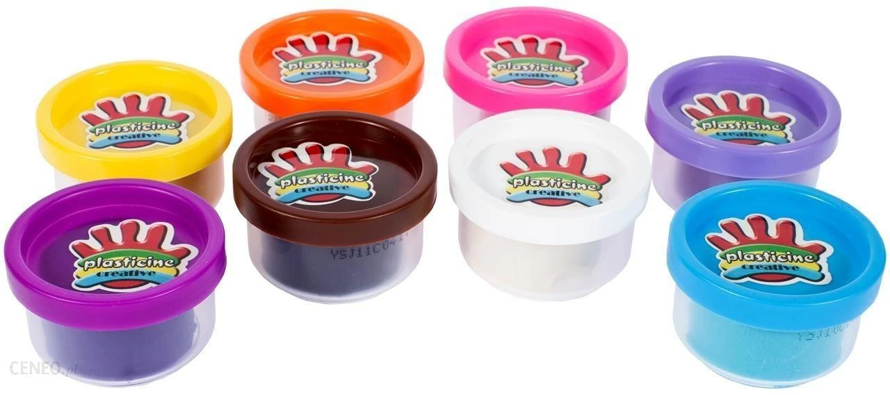 Malplay Plastilinas- modelinas su priedais, 8 spalvos