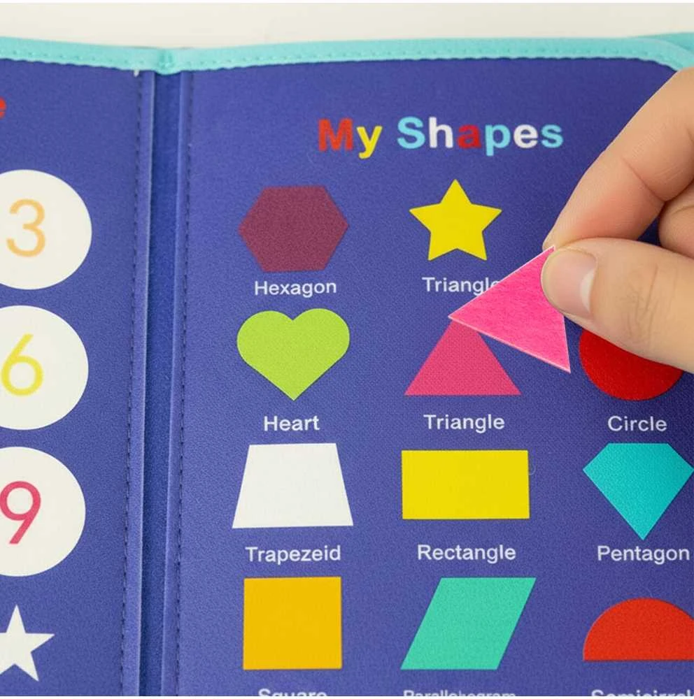 Malplay Montessori lavinamoji knyga vaikui