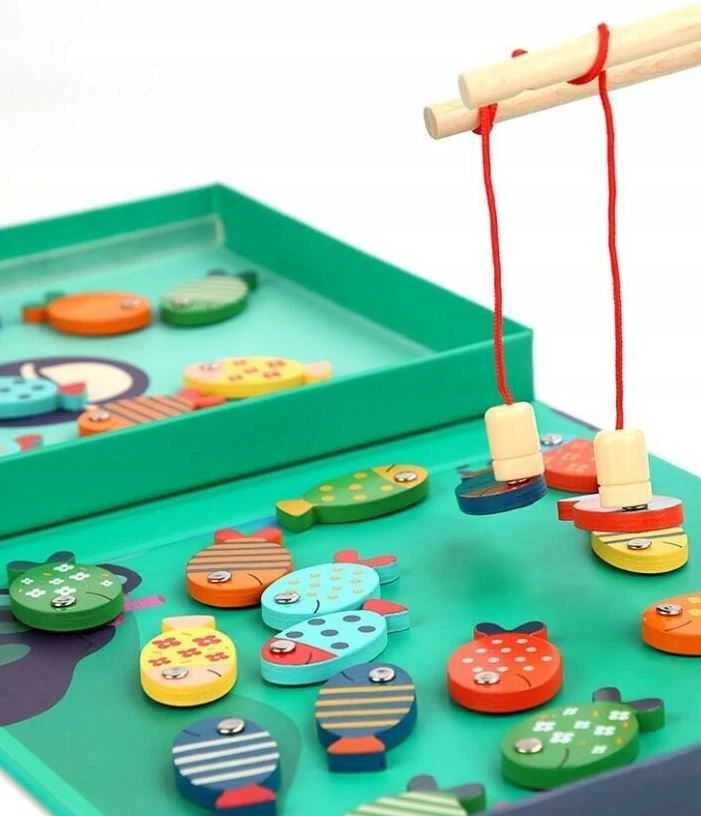 Malplay Montessori medinis žaidimas žvejyba