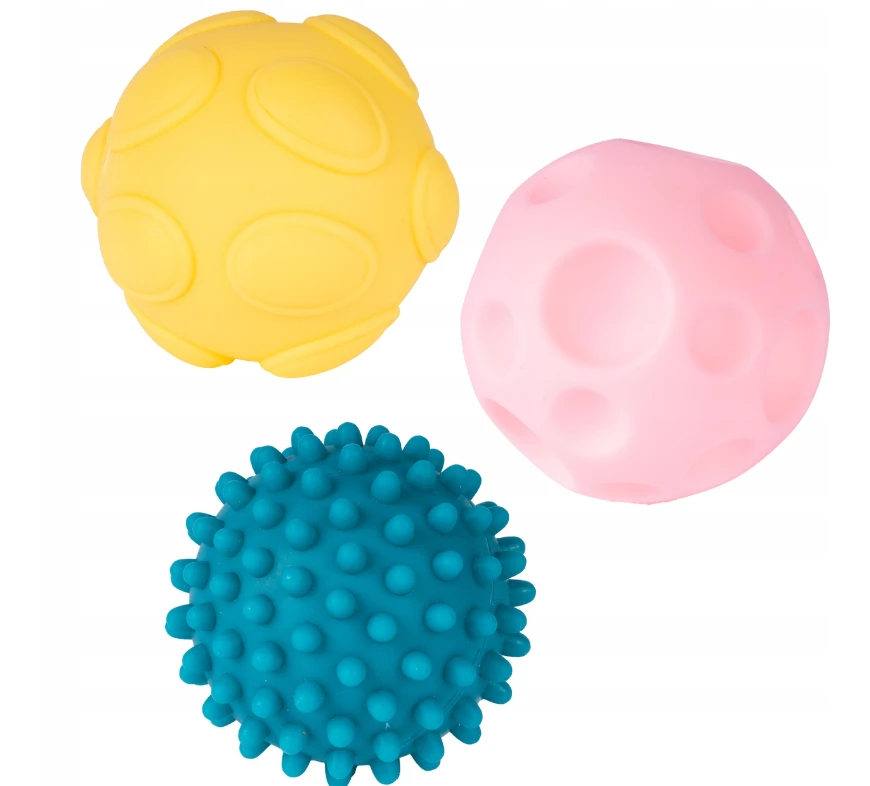 Malplay Sensorinės kaladėlės Pyramid Montessori Soft Creative, 12 vnt.