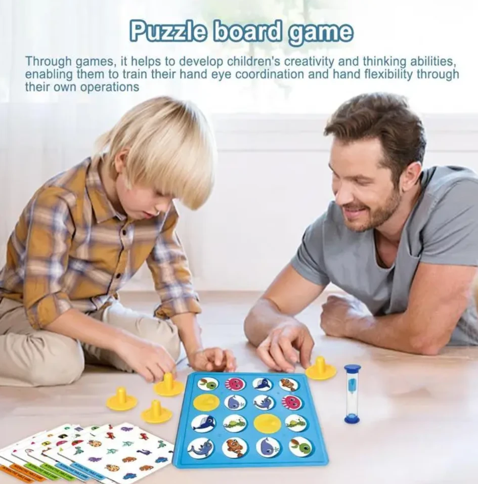 Malplay Stalo žaidimas Bingo Loto su 6 kortelėmis