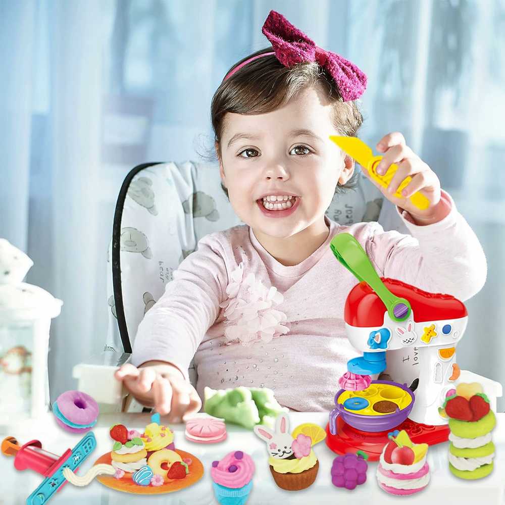 Modelino plastilino rinkinys keksiukų gamybai