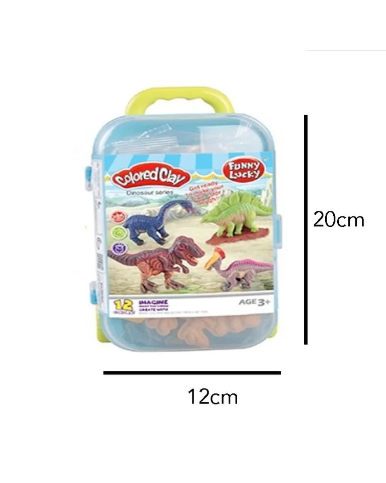 Modelino rinkinys su formelėmis Dinozaurai, 12 vnt.