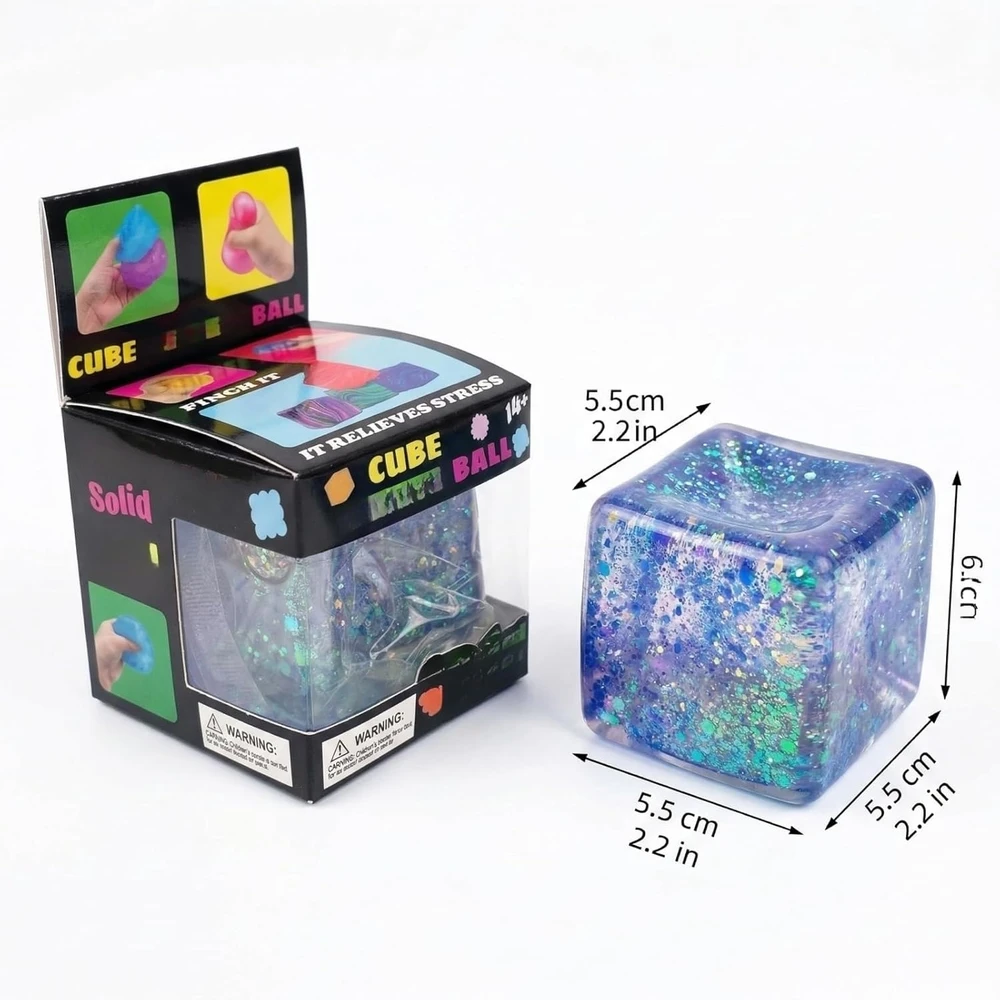 Needoh tipo squishy minkomas žaislas kubas antistresinis