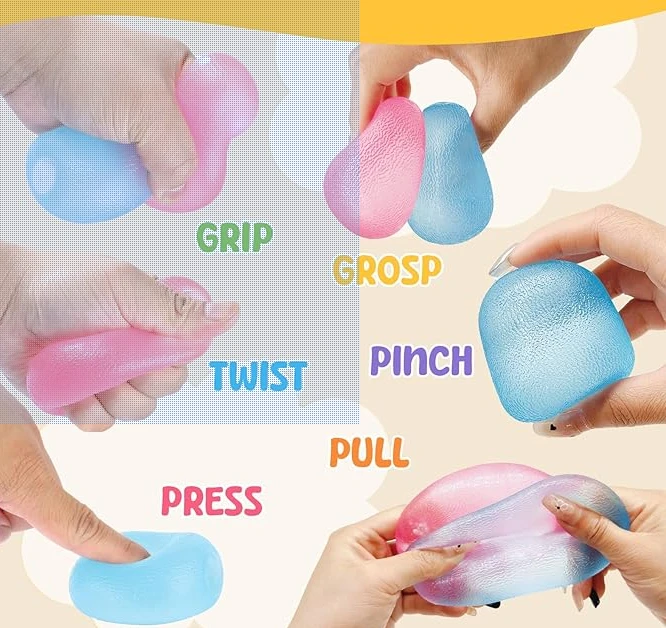 Needoh tipo Gum Drop guminukas squishy minkomas žaislas antistresinis