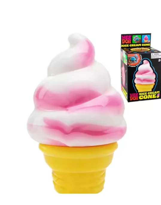 Needoh tipo squishy minkomas žaislas antistresinis LEDAI cream cone