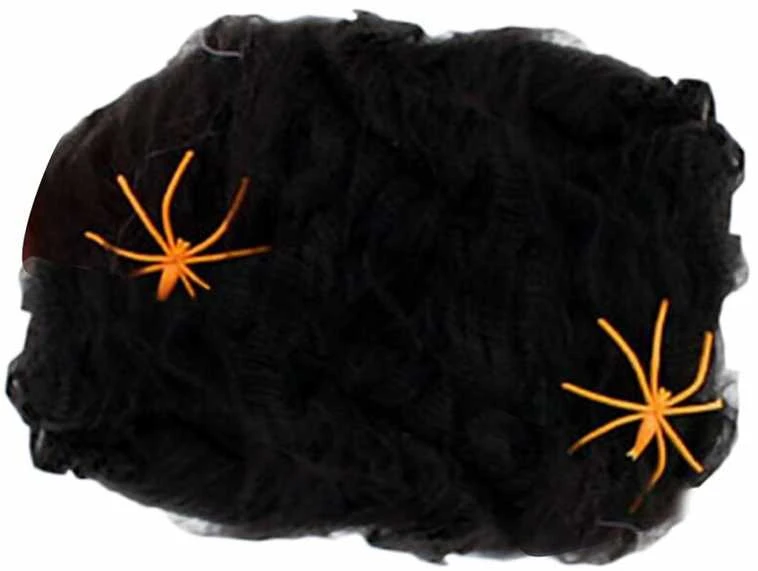 Partypal Helovino dekoracija tinklas, juodas, 200 gr., 4 vorai