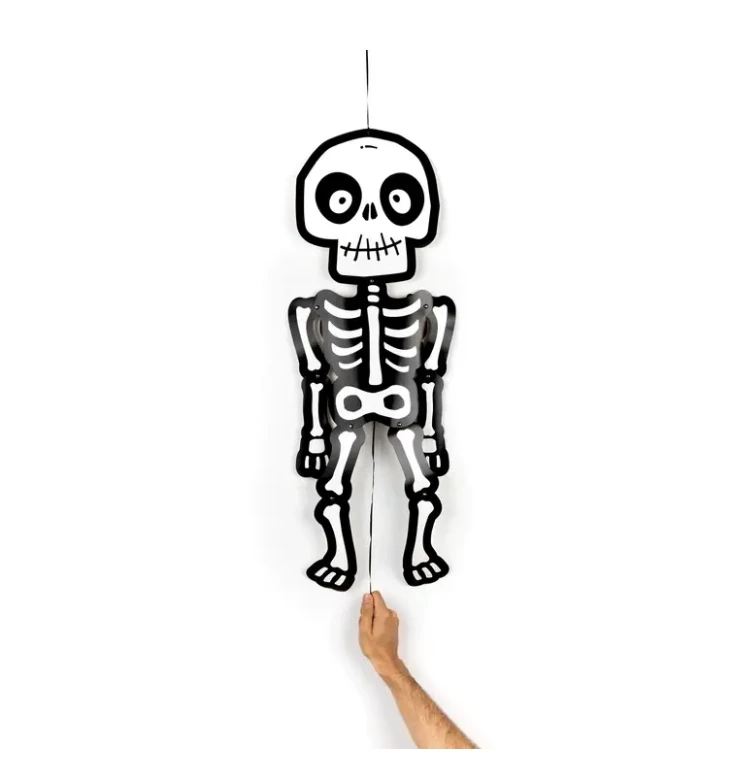 Partypal Kabantis skeletas Monstras helovino dekoracija
