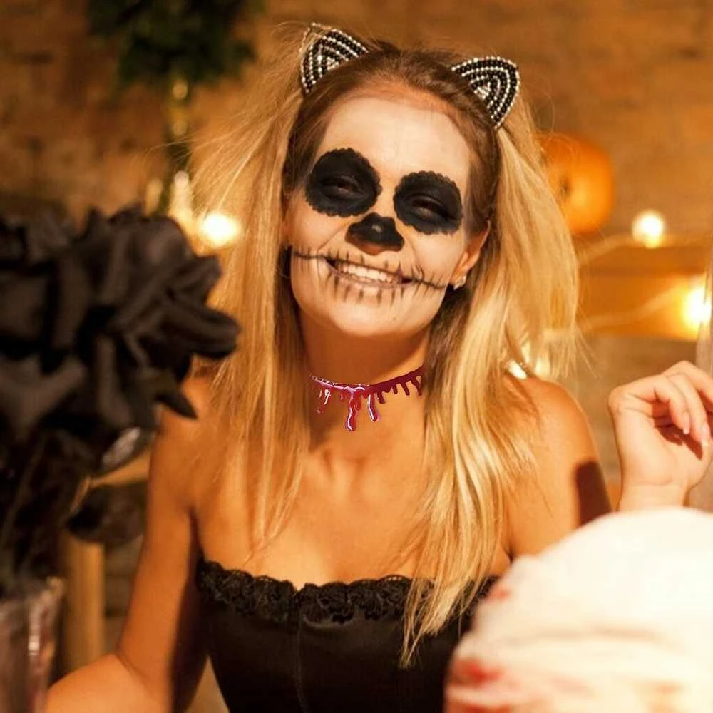 Partypal Kraujas Helovynui, vėrinys - imitacija aplink kaklą
