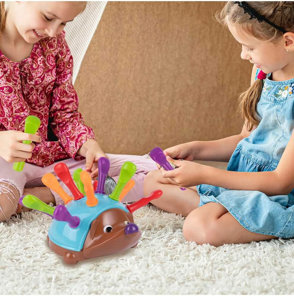Partypal Malplay Lavinamoji dėlionė kūdikiams Ežiukas, 14 vnt.