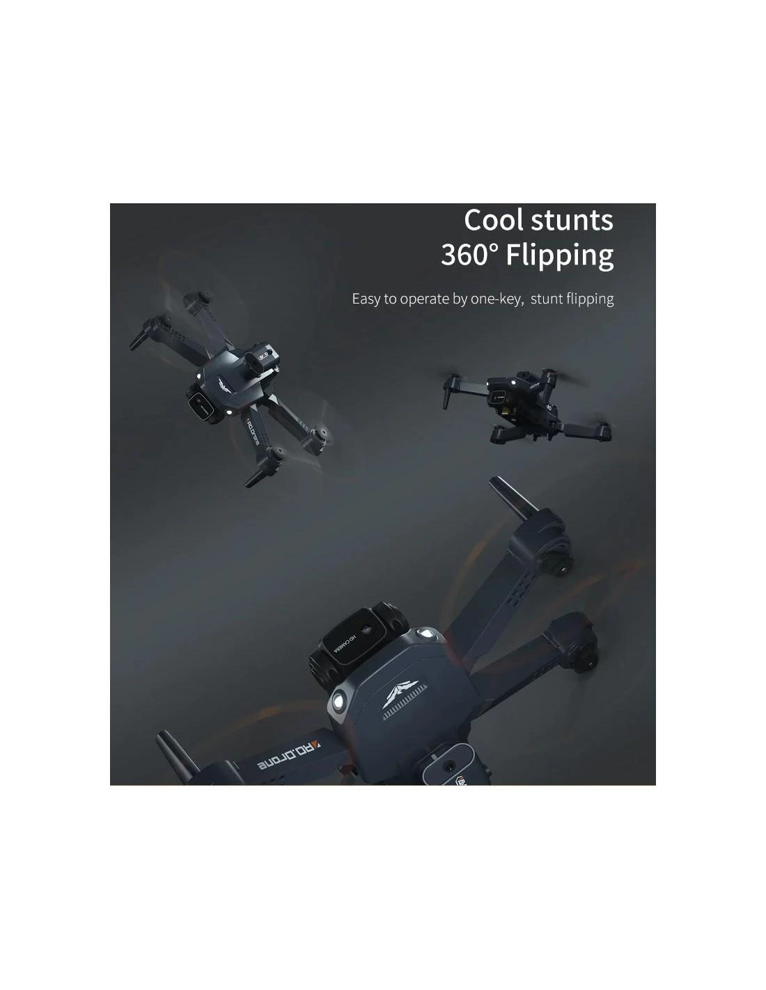 RC profesionalus dronas, 4 K kamera, kliūčių išvengimas