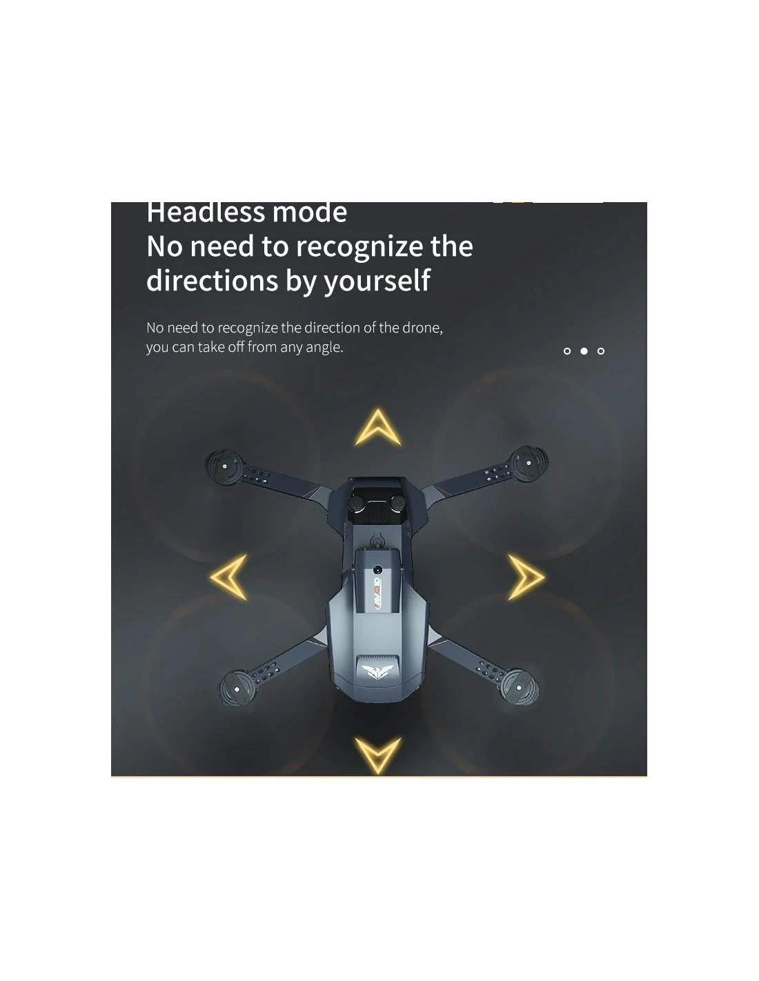 RC profesionalus dronas, 4 K kamera, kliūčių išvengimas