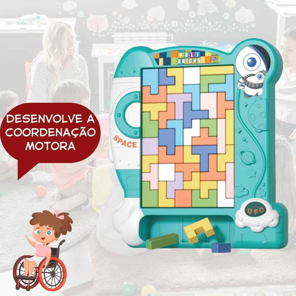 Stalo žaidimas Dėlionė Tetris