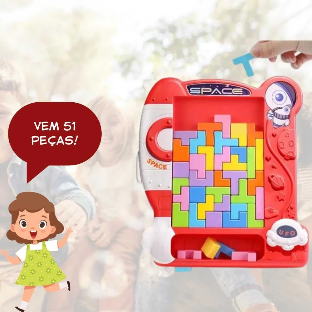 Stalo žaidimas Dėlionė Tetris
