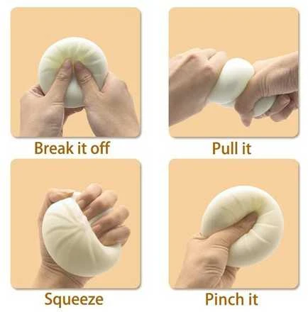 Headu Minkomas žaislas antistresinis koldūnas didelis dumpling