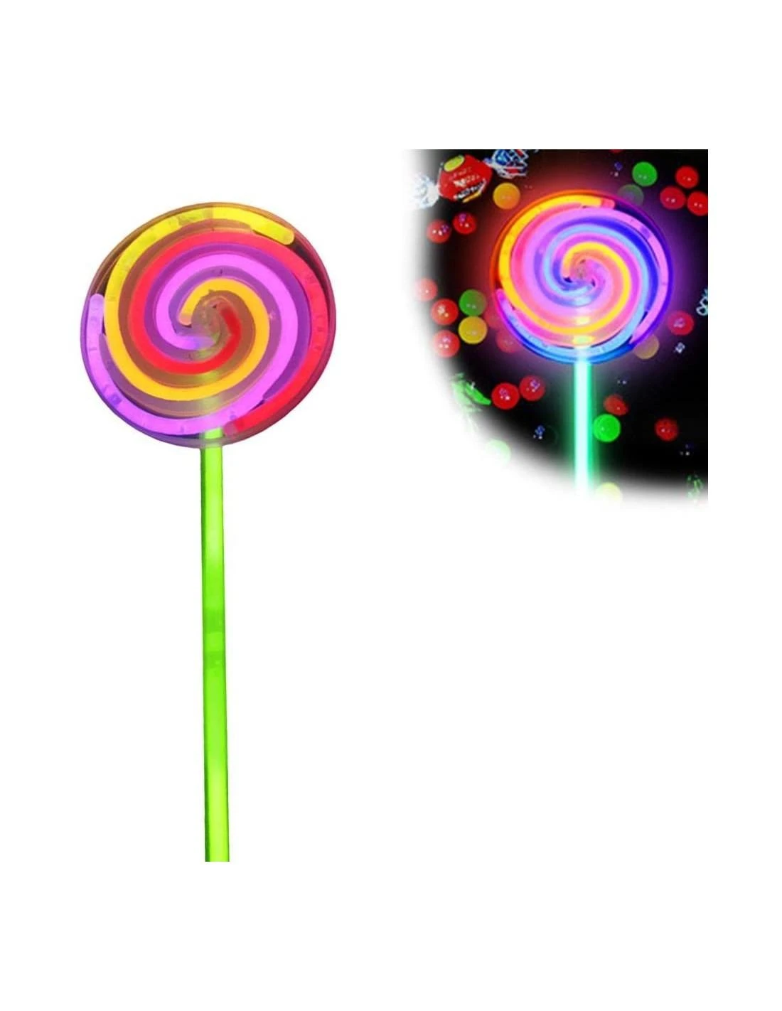 Magy Šviečiančių lazdelių rinkinys lollipop