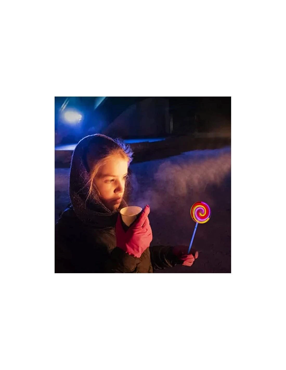 Magy Šviečiančių lazdelių rinkinys lollipop