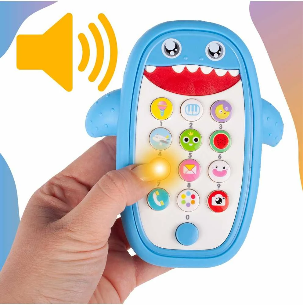 Malplay Žaislinis lavinamasis telefonas kūdikiams (anglų kalba)