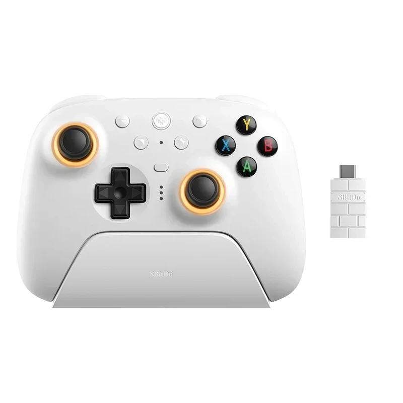 8BitDo Ultimate 2 2.4G Belaidis Pultelis | Baltas