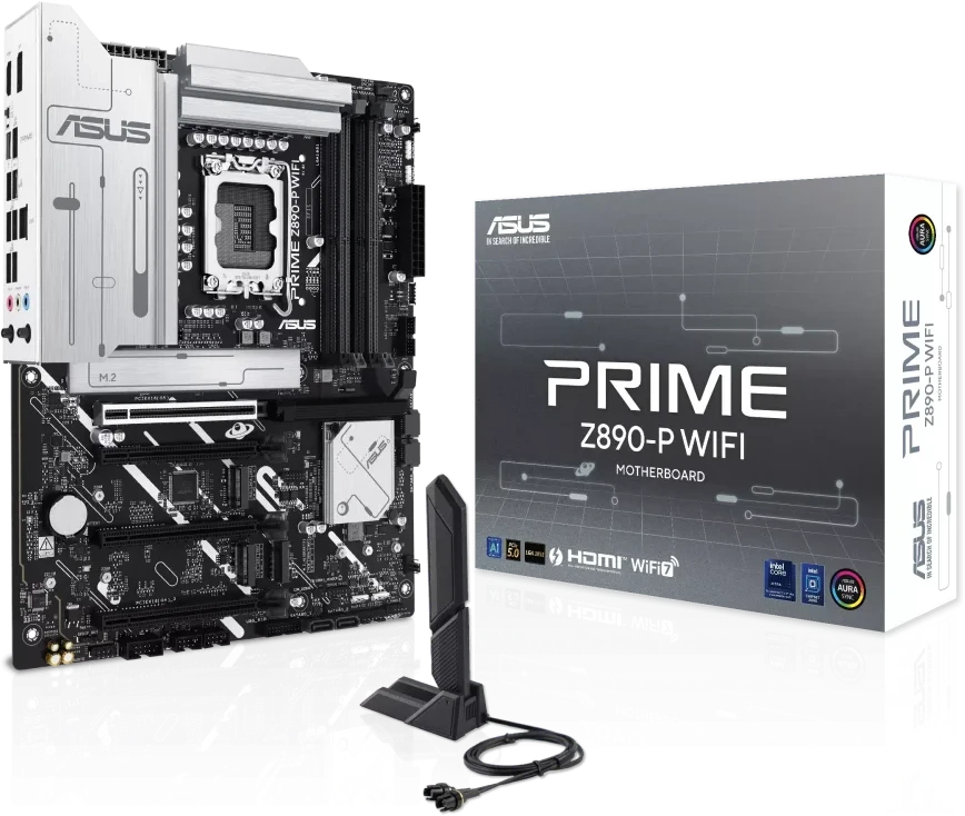 Pagrindinė plokštė ASUS PRIME Z890-P WIFI LGA1851 DDR5 ATX MB