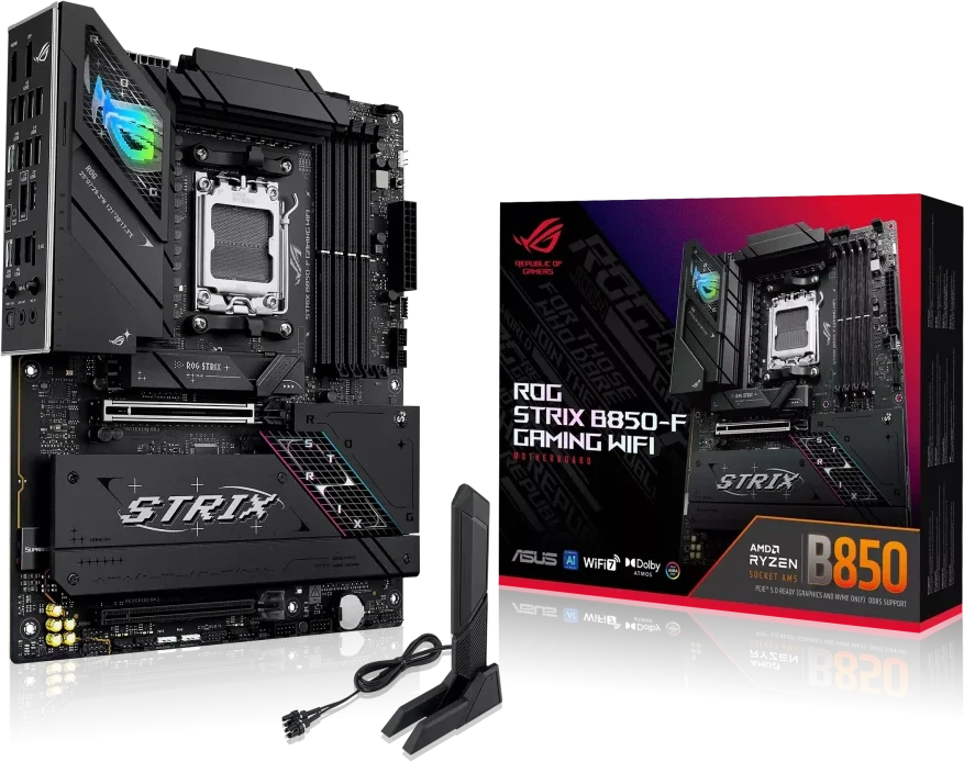 ASUS ROG STRIX B850-F GAMING WIFI AMD B850 lizdas AM5 ATX pagrindinė plokštė