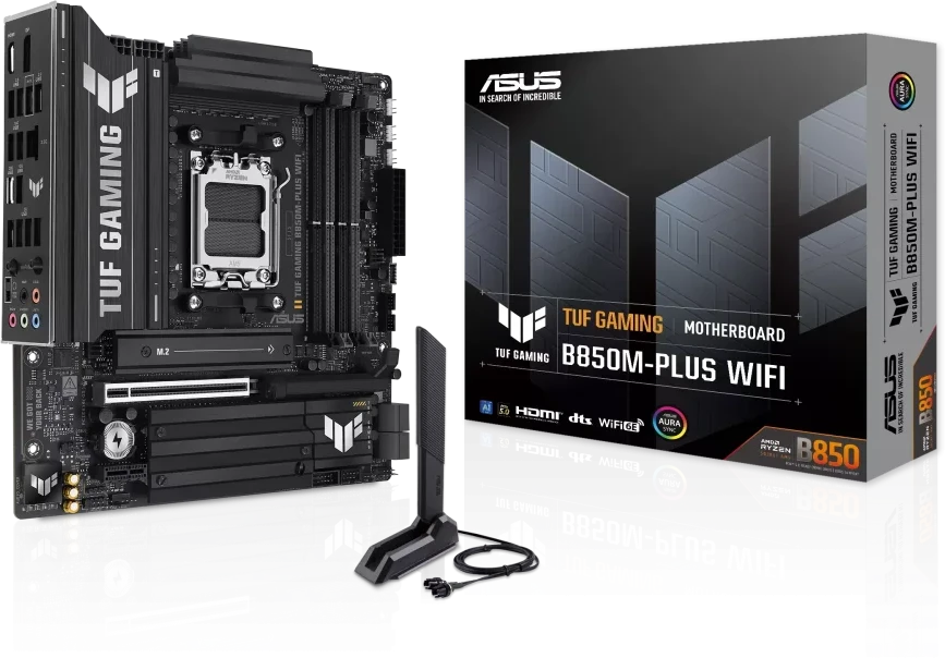 Pagrindinė plokštė ASUS TUF GAMING B850M-PLUS WIFI