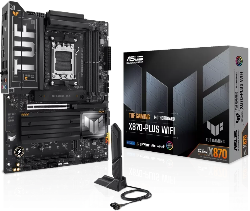 Pagrindinė plokštė ASUS TUF GAMING X870-PLUS WIFI