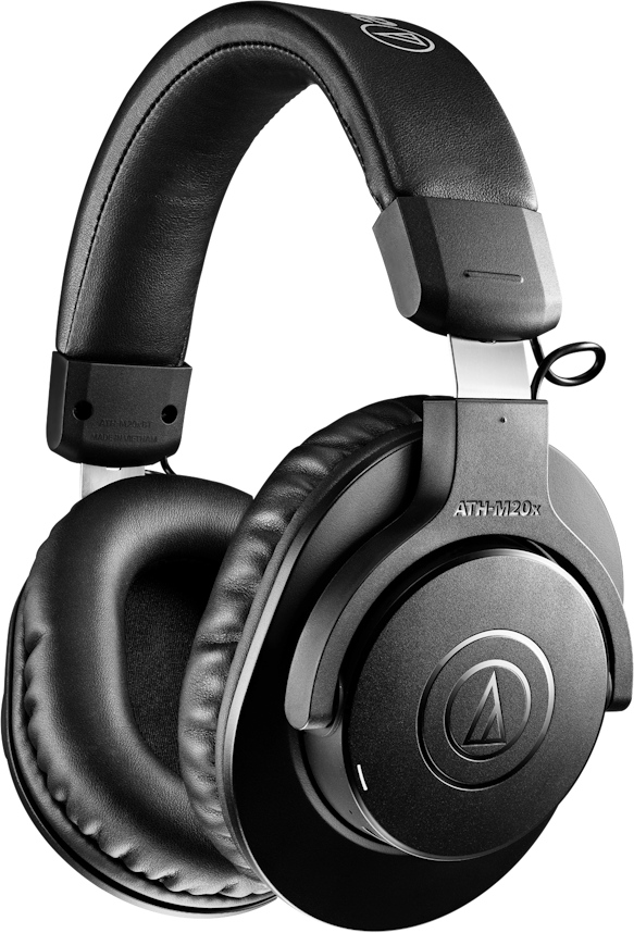 Audio-Technica ATH-M20XBT belaidės ausinės, Juodos spalvos