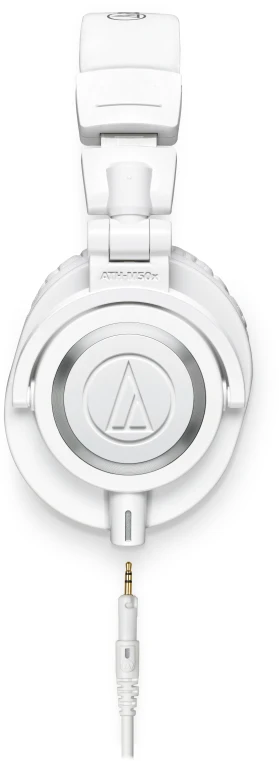 Audio-Technica ATH-M50X profesionalios monitorinės ausinės, Baltos spalvos