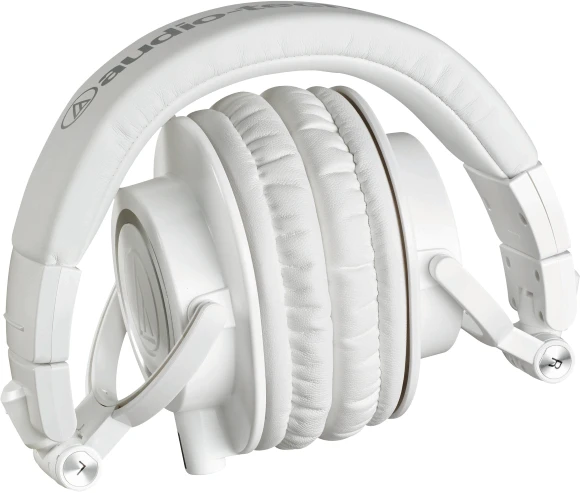 Audio-Technica ATH-M50X profesionalios monitorinės ausinės, Baltos spalvos