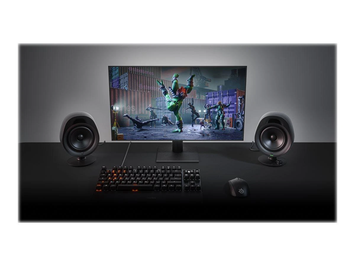 Kompiuterio kolonėlės SteelSeries Arena 3, Juodos spalvos