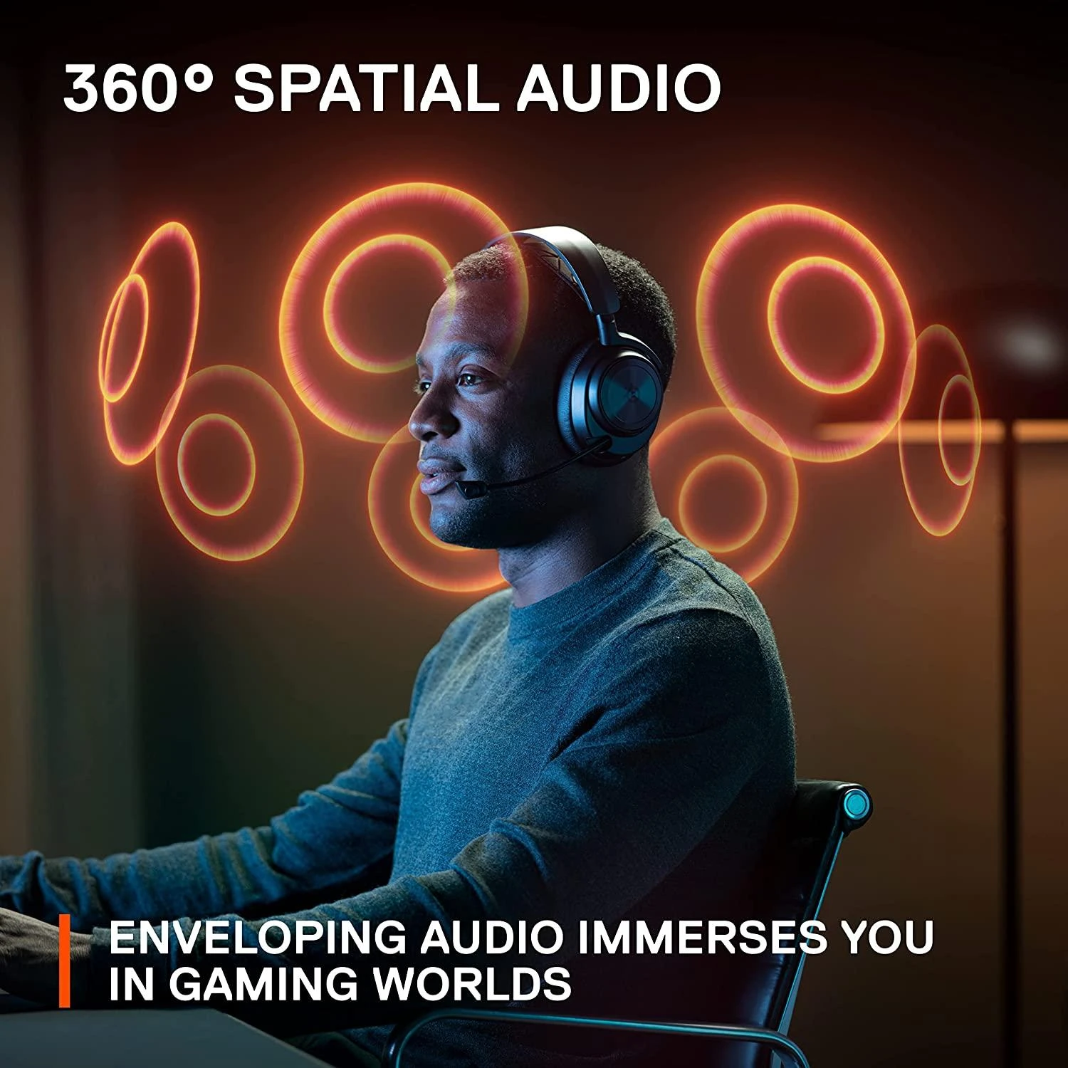 Belaidės ausinės žaidimams SteelSeries Arctis Nova Pro, Skirta PC ir PlayStation, Juodos spalvos