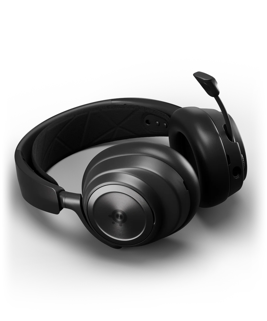 Belaidės ausinės žaidimams SteelSeries Arctis Nova Pro, Skirta PC ir PlayStation, Juodos spalvos