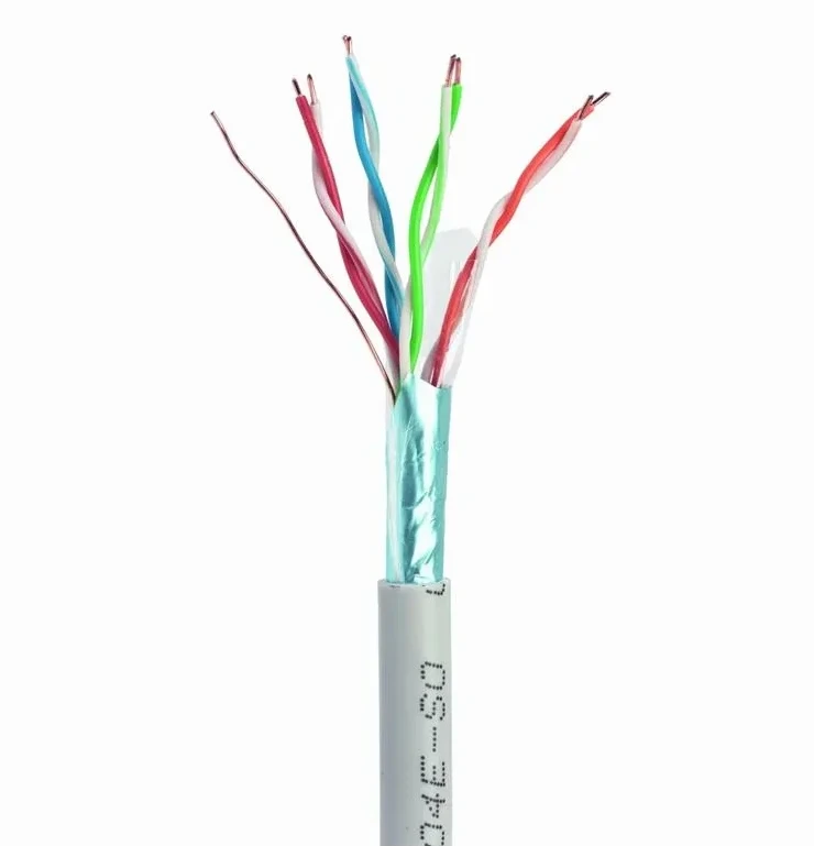 GEMBIRD FPC-5004E-SOL Gembird FTP tvirtas kabelis, kat. 5e, 0,51 mm CCA, 305m, pilka