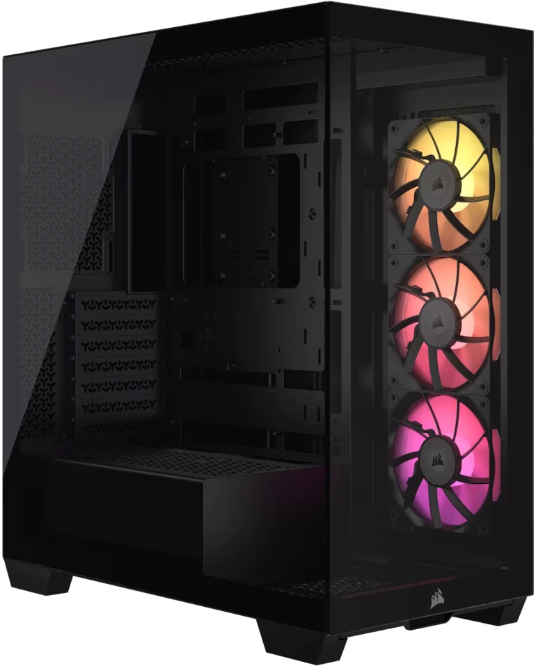 „Corsair“ kompiuterio korpusas | „iCUE LINK 3500X RGB“ | Juodas | Mid-Tower | ATX