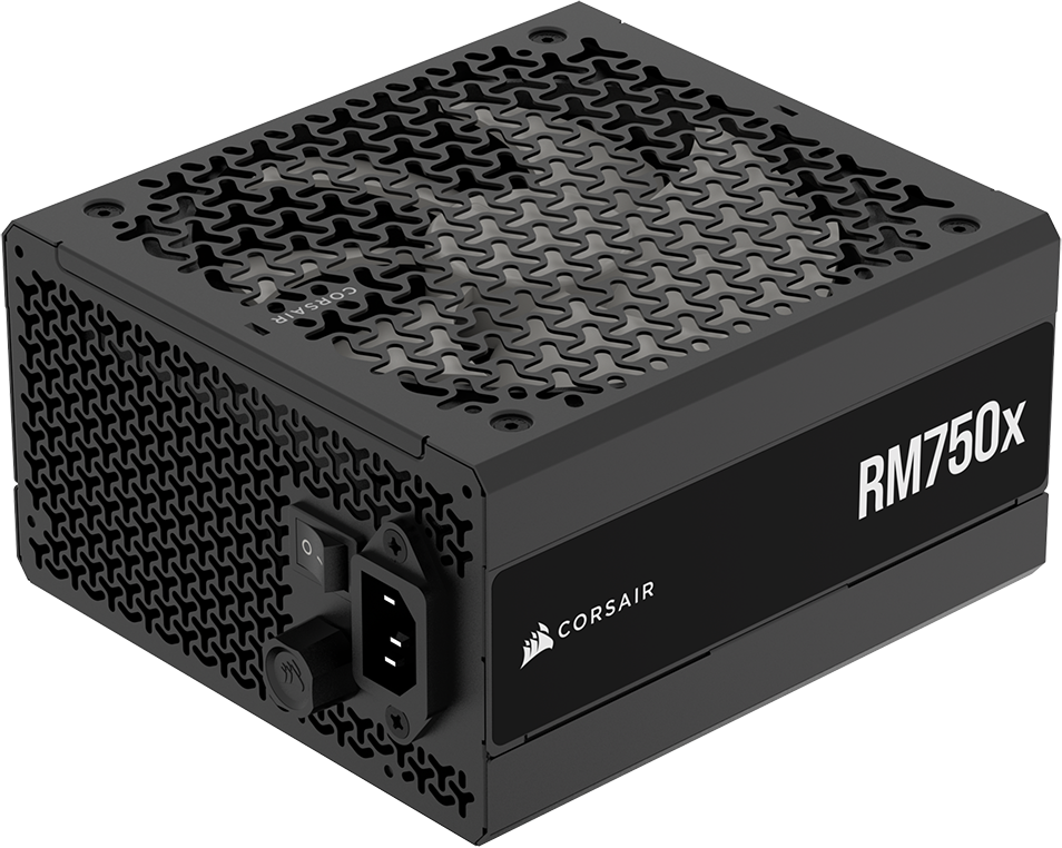 CORSAIR RMx serijos RM750x 750 vatų ATX 3.0 80 PLUS GOLD sertifikuotas visiškai modulinis maitinimo šaltinis