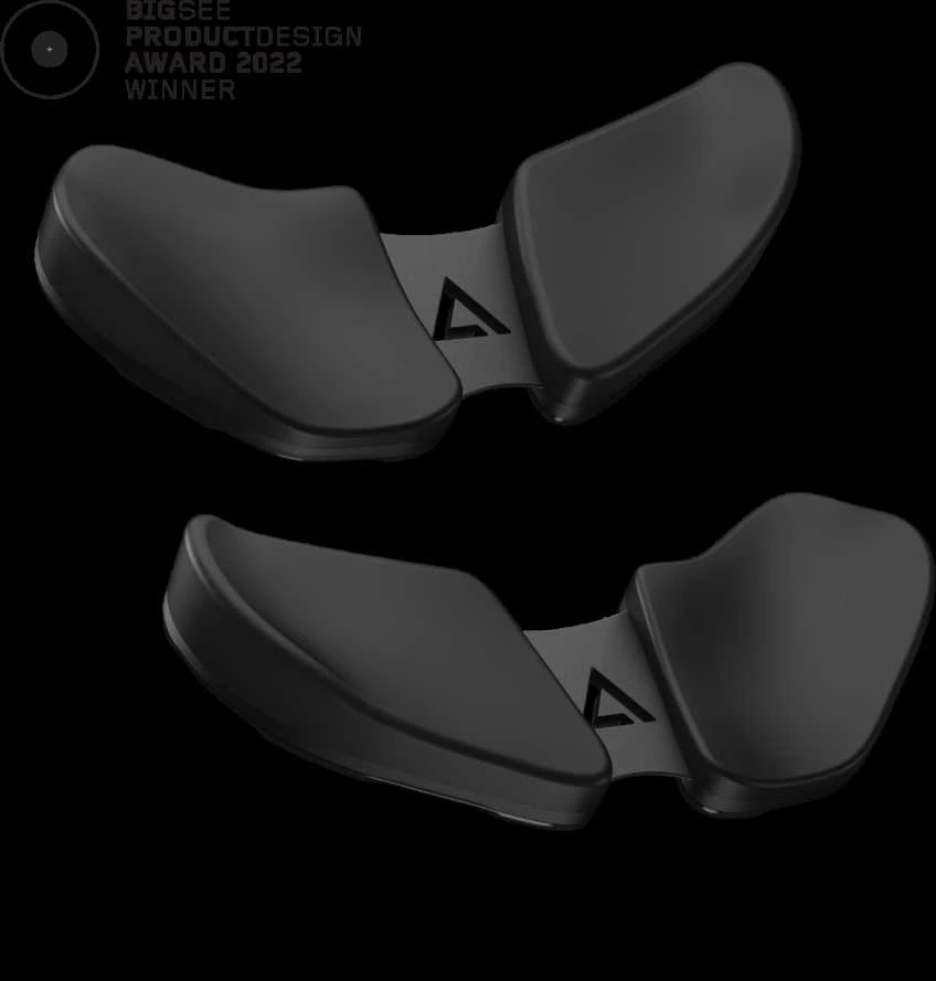 DELTAHUB Carpio 2.0 L Baltas Wrist Set (Baltas) Klaviatūros ir Pelės Riešų Atramos Komplektas