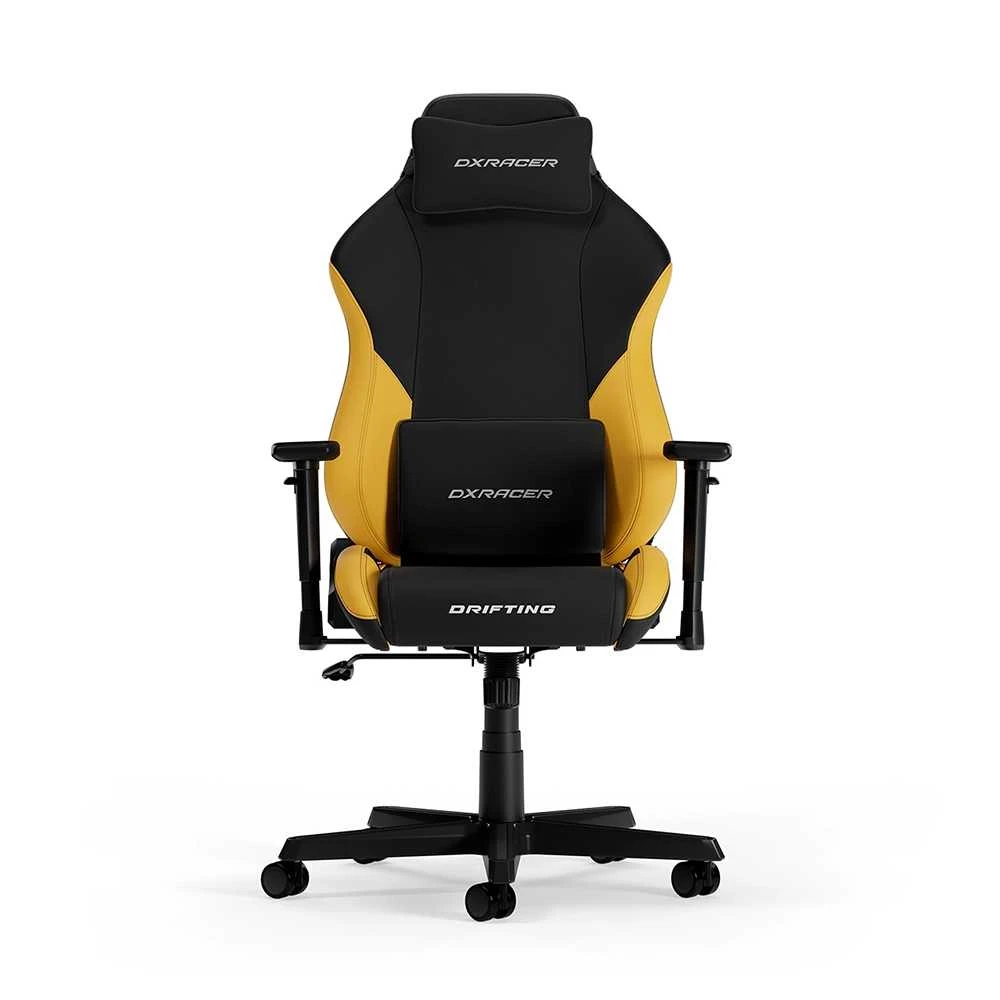 DXRACER DRIFTING XL juoda/geltona ergonominė kėdė (epu oda)